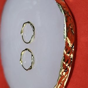 Gold Plated Hoop Earrings